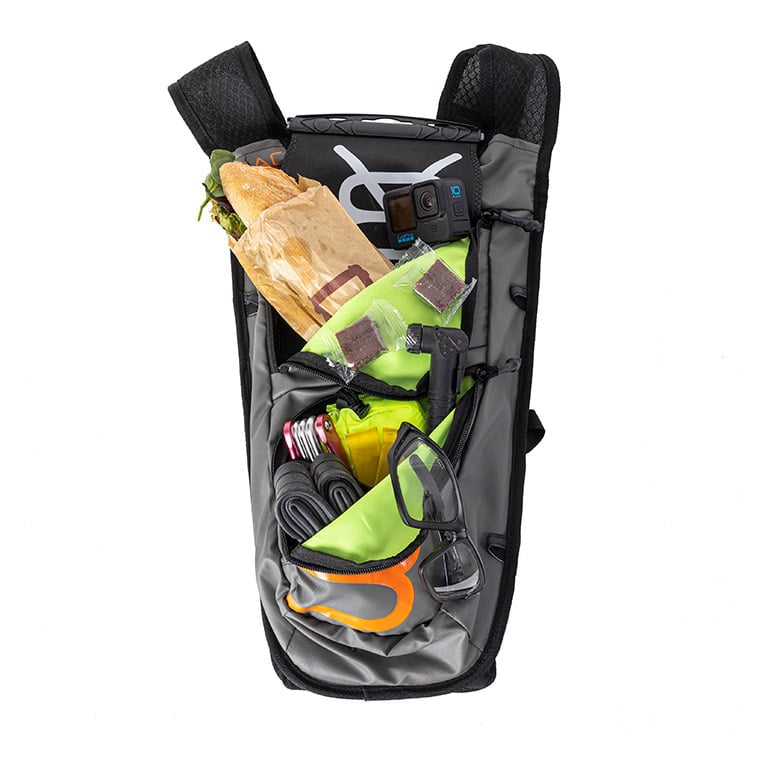 Sac à dos d'hydratation - RAC 6.3 - gris orange contenance