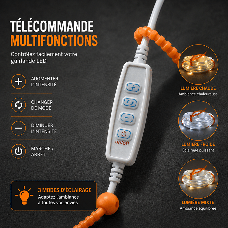 GLM 3.1 - Guirlande LED Multifonction