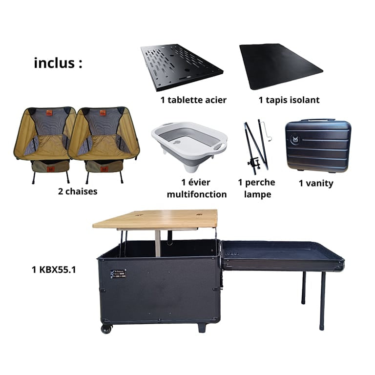 Kitchen Box KBX 55.1 - Éléments inclus