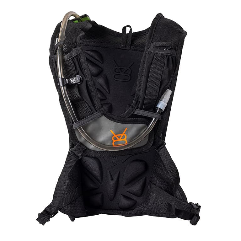 Sac à dos d'hydratation - RAC 6.3 - gris orange dos