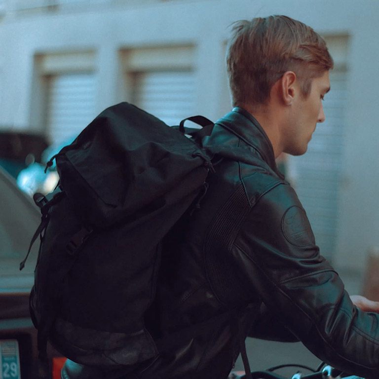 Sac à dos tactique noir vintage - TOS 30.1