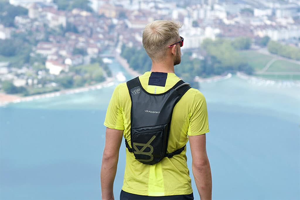 Notre sac à dos gourde YDR 4.5 est ultra respirant et déperlant, pour un confort optimal