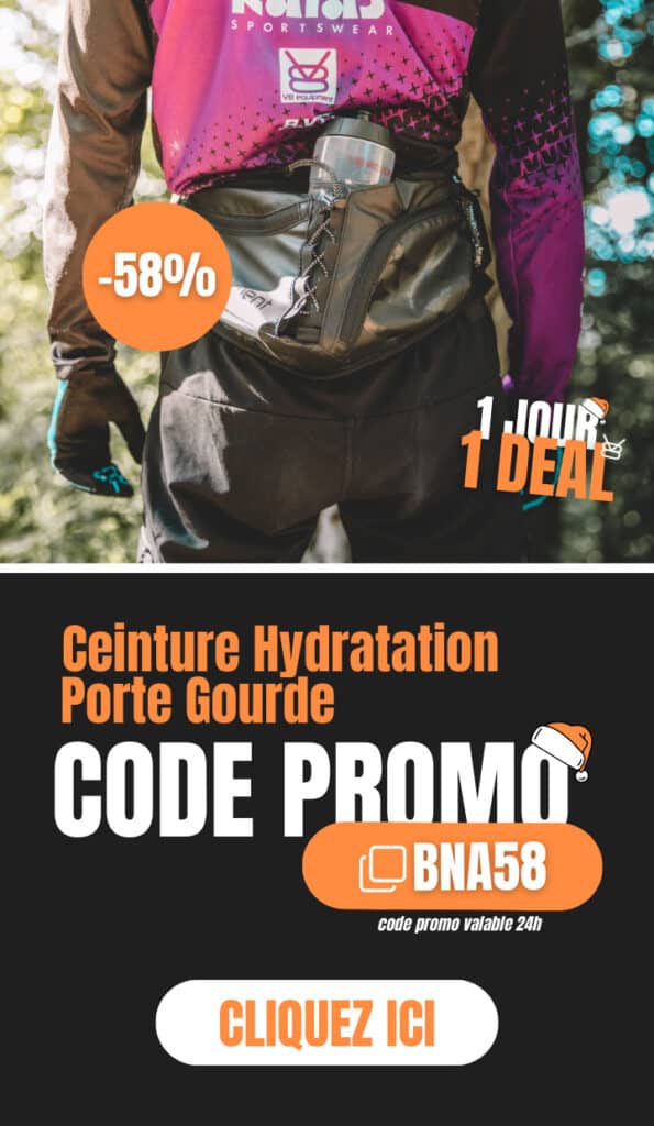 1 jour 1 deal - Mardi 10 décembre : ceinture d'hydratation porte gourde