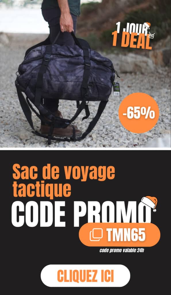 1 jour 1 deal - Jeudi 18 décembre : sac de voyage tactique
