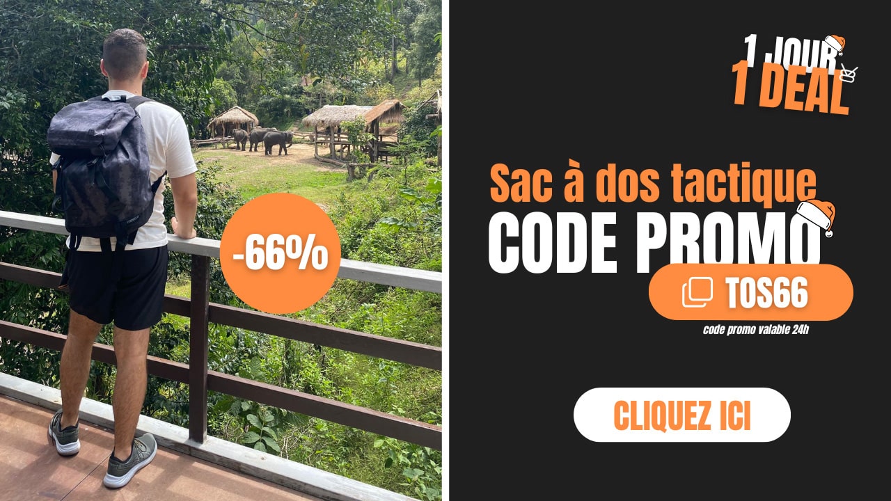 1 jour 1 deal - Samedi 14 décembre : sac à dos tactique
