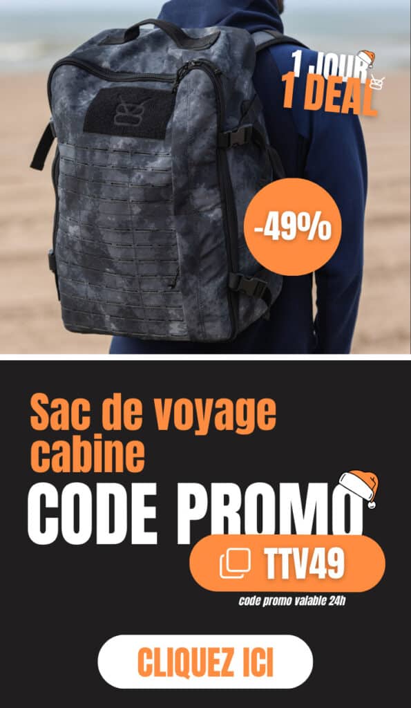 1 jour 1 deal - Lundi 16 décembre : sac de voyage cabine