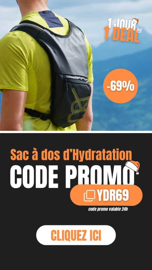 1 jour 1 deal - Mercredi 11 décembre : sac à dos d'hydratation