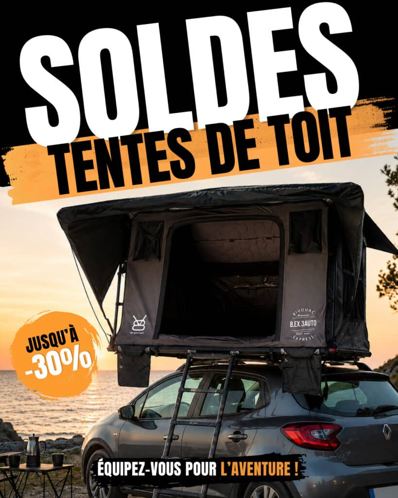 Soldes sur les tentes de toit, jusqu'à -30%