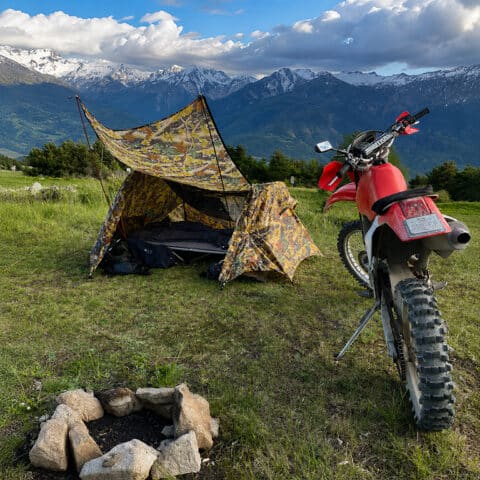 Tente Moto Légère et Compacte - MTT2.1.1